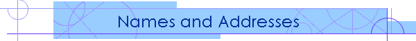 Names and Addresses