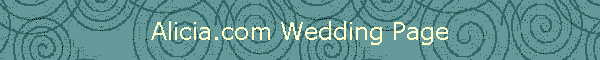 Alicia.com Wedding Page